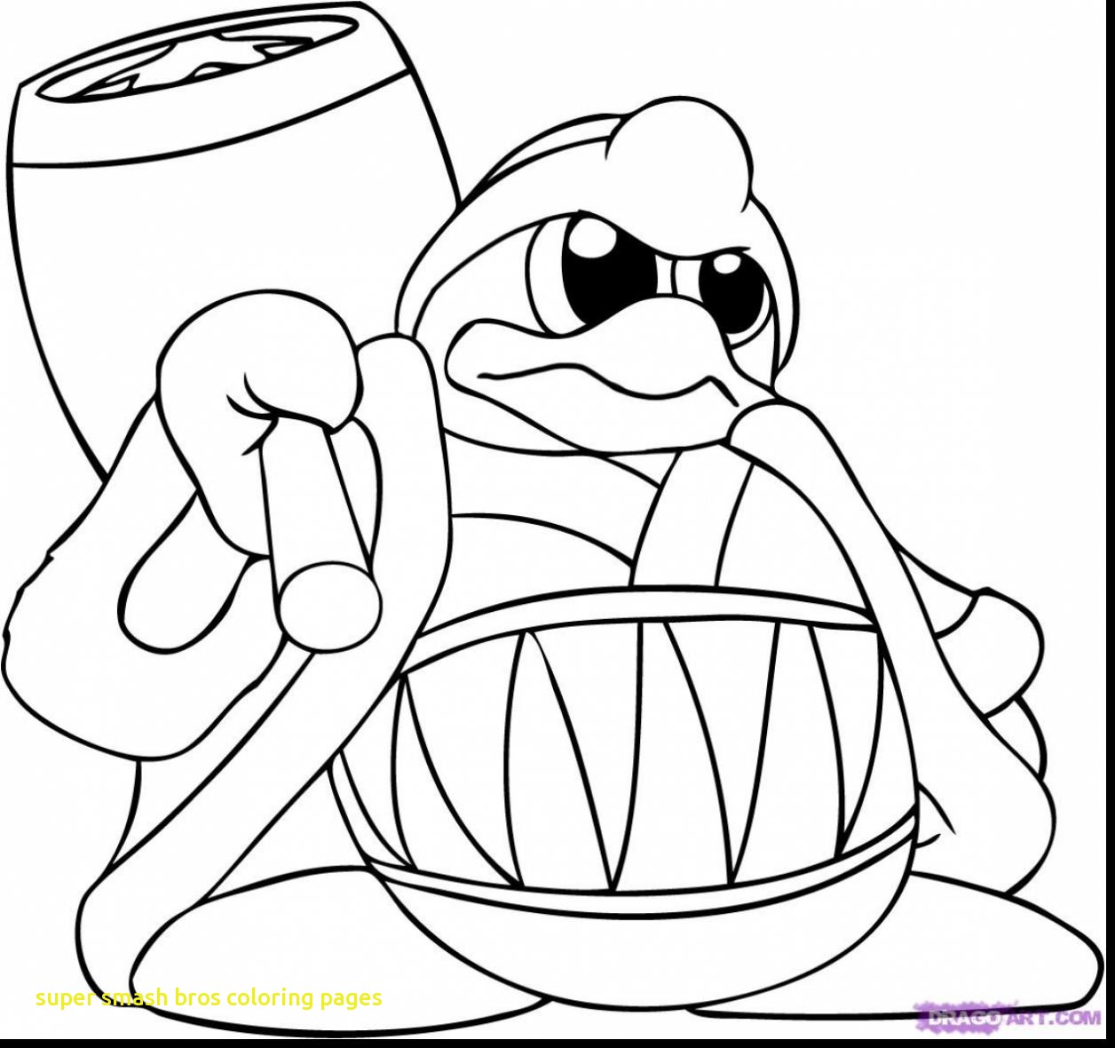 1256x1180 Super Smash Bros Coloring Pages With Astonishing Kirby Within