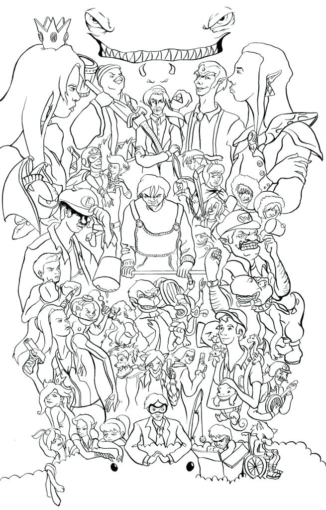 655x1024 Super Smash Brothers Coloring Pages Brother Coloring Pages Info