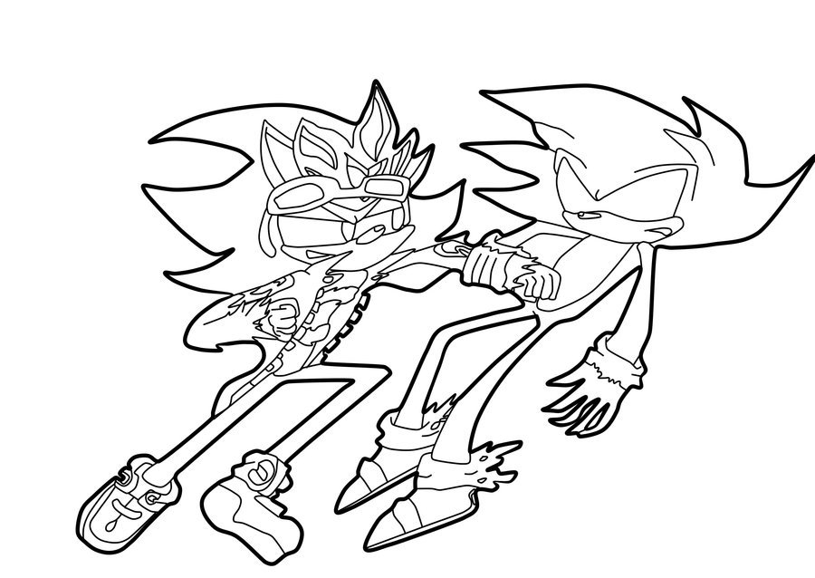 900x638 Sonic Style Coloring Pages