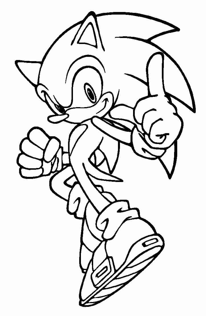 723x1106 Super Sonic Coloring Pages Olegratiy