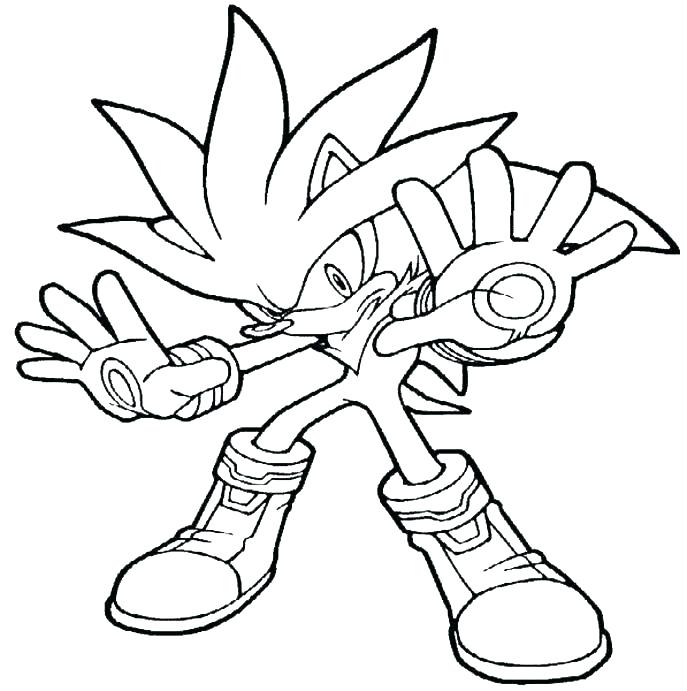 687x691 Shadow Coloring Page Super Sonic Coloring Pages For Boys Shadow