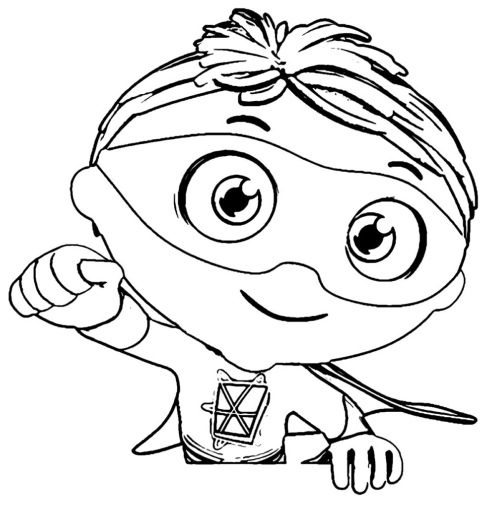 981x1024 Super Why Coloring Pages Best For Kids Get Bubbles