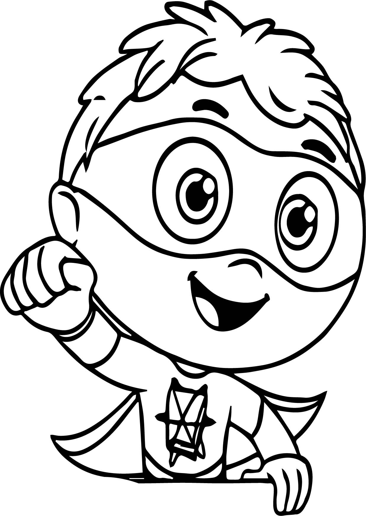 1238x1743 Prince Whyatt And Princess Pea Super Why Coloring Page Inside