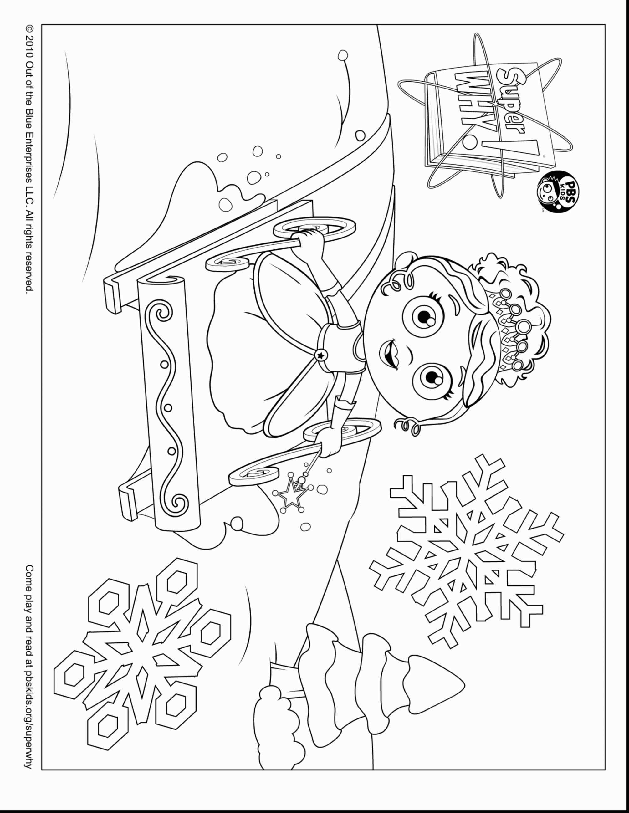 2010x2598 Simple Woofster Coloring Pages Super Why Online Printable