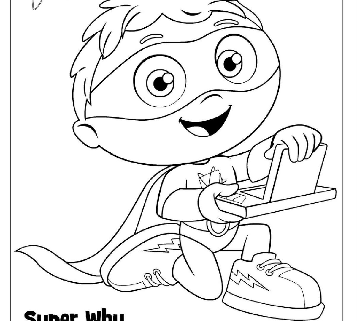 1203x1080 Super Why Coloring Pages Printable For Kids Cartoon Free Cartoons