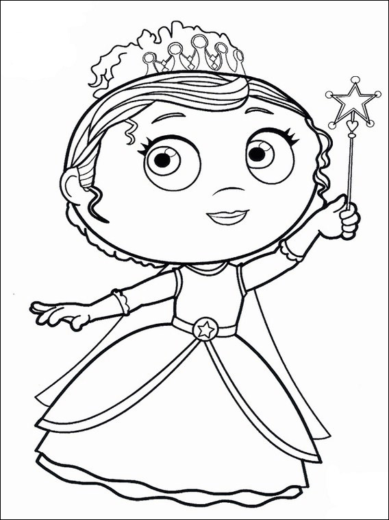 568x758 Super Why Colouring 6