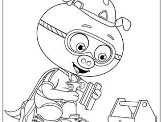 320x240 Coloring Book Activities Super Why Pages From Pbs On Printables
