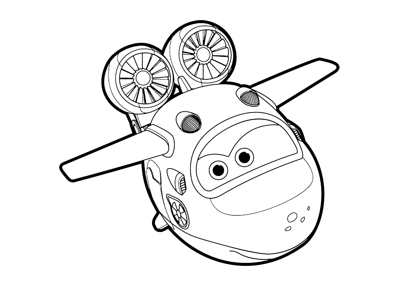 1600x1131 Super Wings Coloring Pages