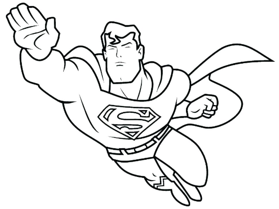970x728 Superhero Coloring Pages For Kids 9