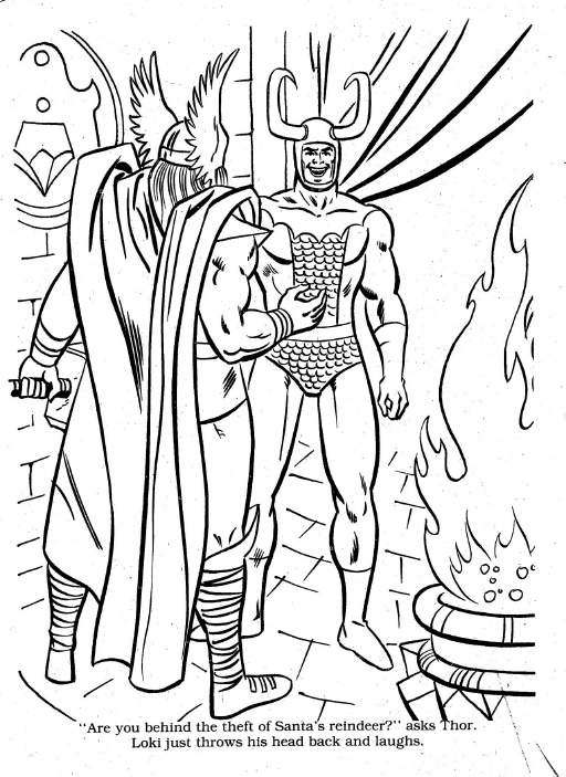 512x703 Marvel Coloring Pages For Christmas