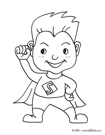 364x470 Superheroes Spectacular Superhero Coloring Pages For Kids