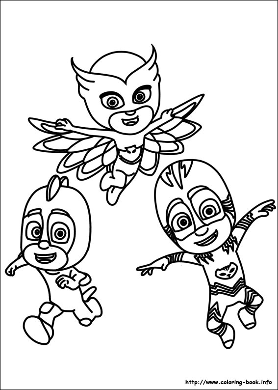 567x794 Coloring Pages Of Pj Masks