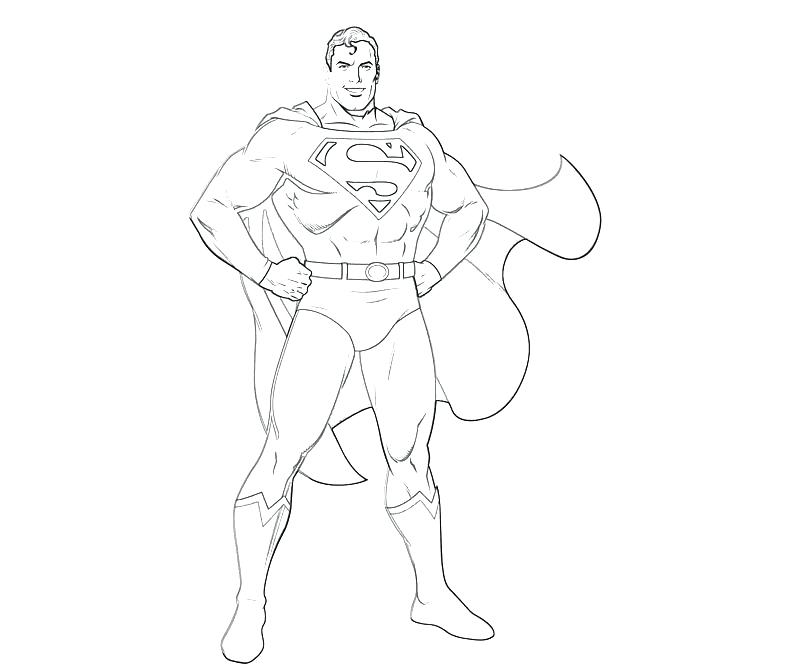 800x667 Coloring Pages For Kids Online Superman Cartoon Pictures Cute 7