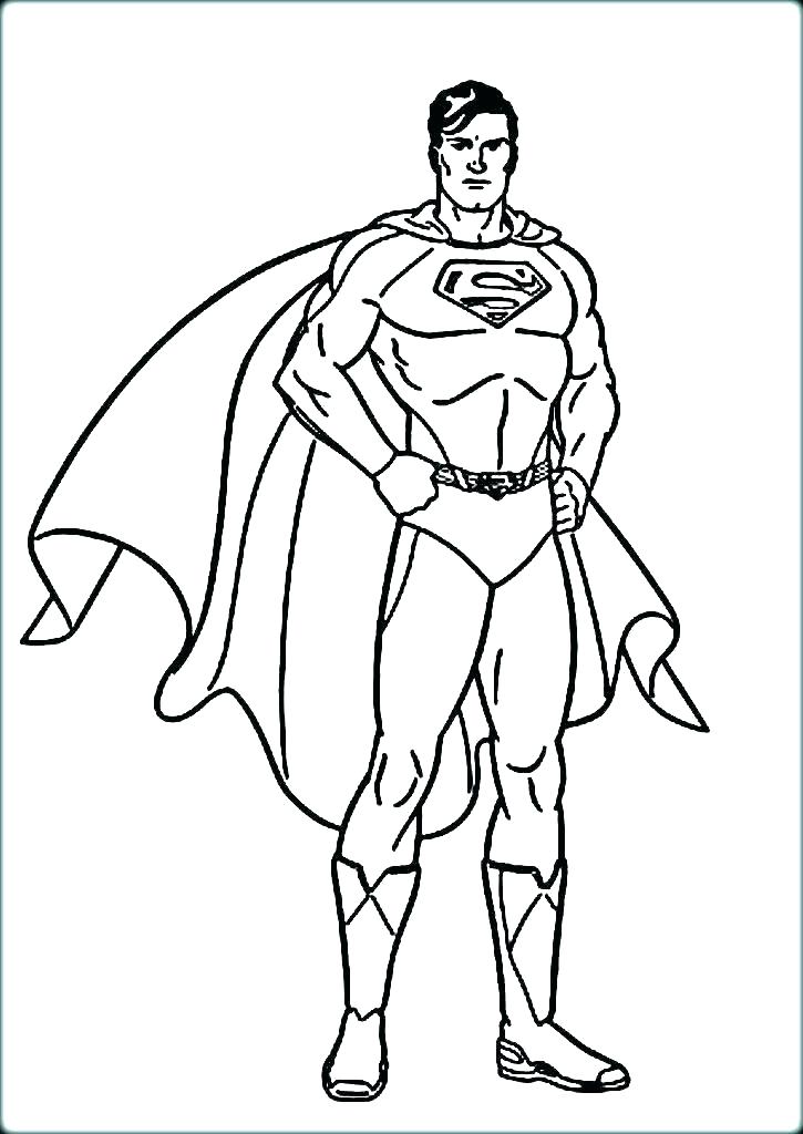 725x1024 Superman Printable Coloring Pages Superman Coloring Pages Superman