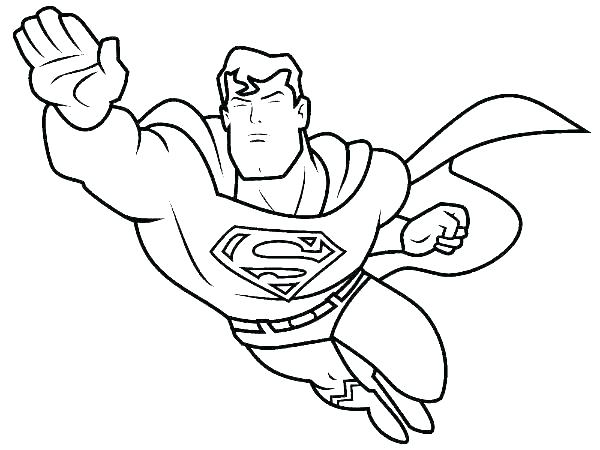 600x450 Superman Logo Coloring Pages