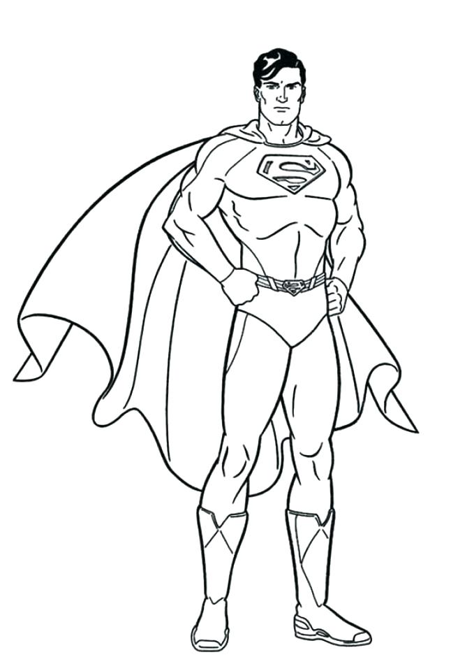 679x960 Coloring Pages Superman Superman Coloring Pages Printable Superman