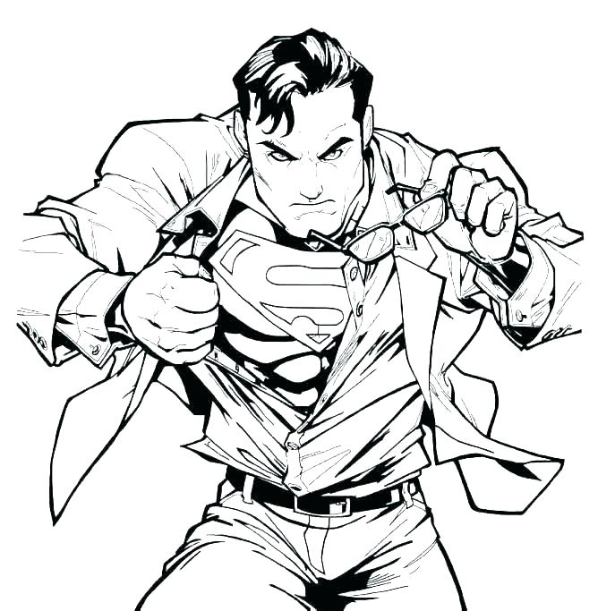 687x683 Lego Superman Coloring Pages Superman Coloring Pages Printable