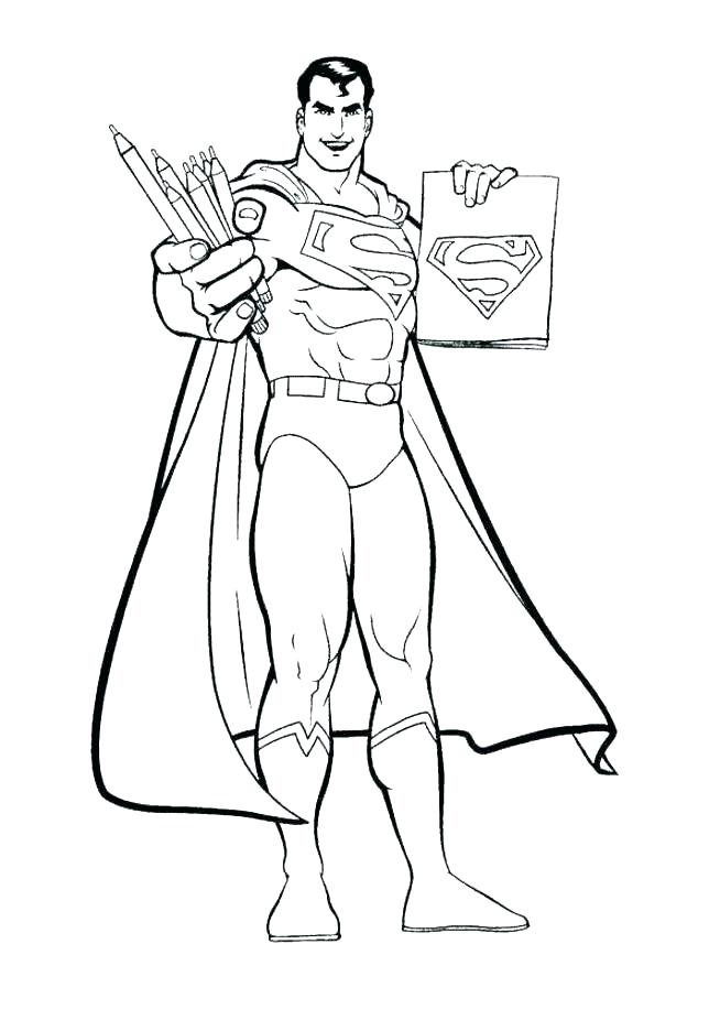 654x926 Printable Superman Coloring Pages Printable Superman Coloring