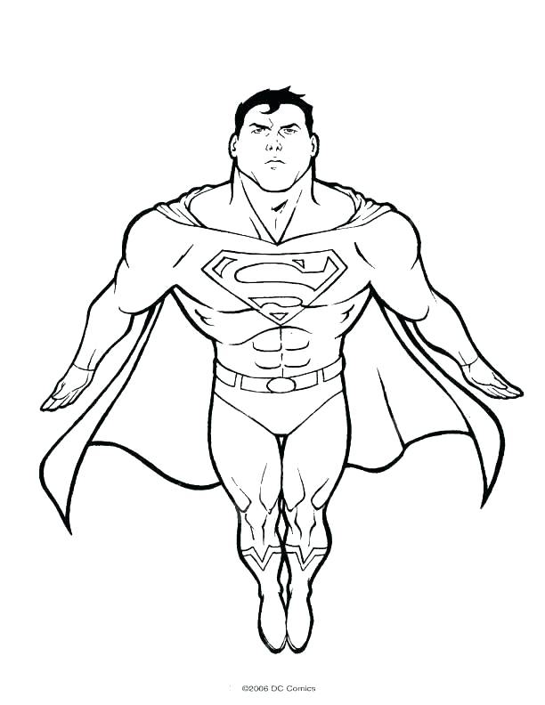612x792 Coloring Pages Of Superman Superman Flying Coloring Pages Superman