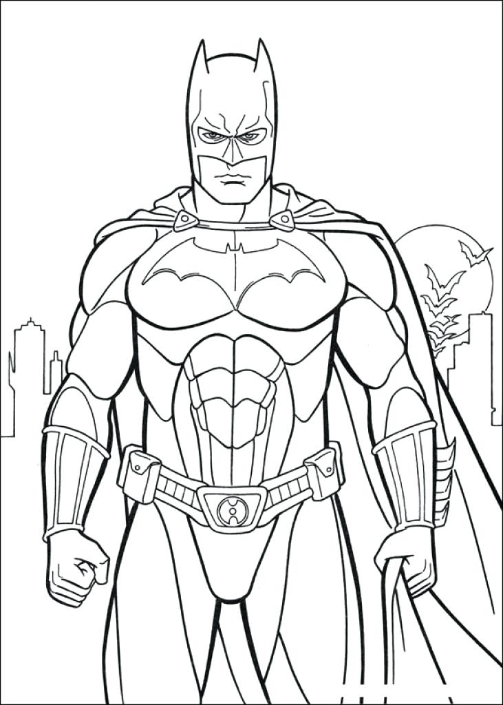 731x1024 Batman Color Page Coloring Pages For Kids Cartoon Characters Cute