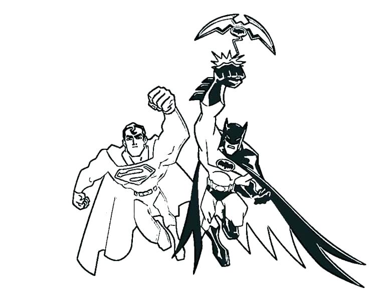 770x595 Superman Printable Coloring Pages Superman Batman Vs Superman