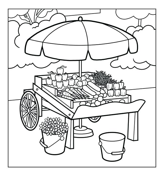 656x700 Market Coloring Pages Nursery Rhyme Coloring Pages Nursery Rhymes