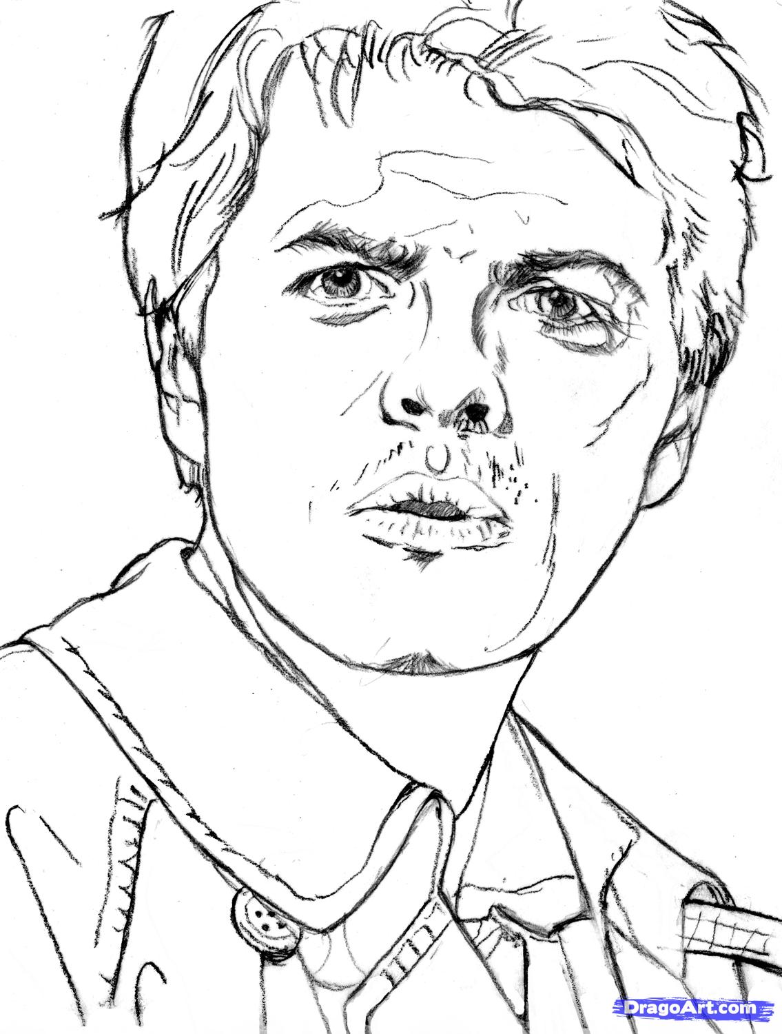 1135x1500 Castiel Supernatural Coloring Pages