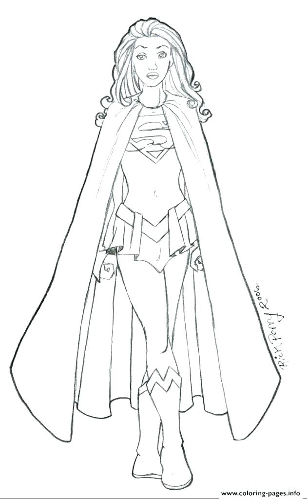 630x1024 Supergirl Coloring Pages Coloring Pages Print Coloring Pages 4