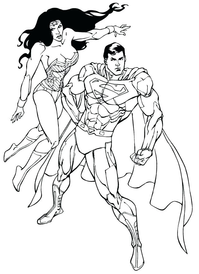 640x881 Superwoman Coloring Pages Wonder Woman Color Pages Many