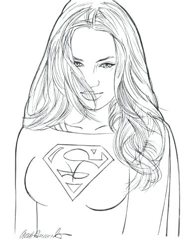 370x480 Superman And Superwoman Coloring Pages Printable Coloring Coloring