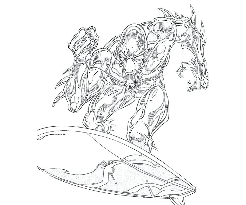 800x667 Silver Surfer Coloring Pages