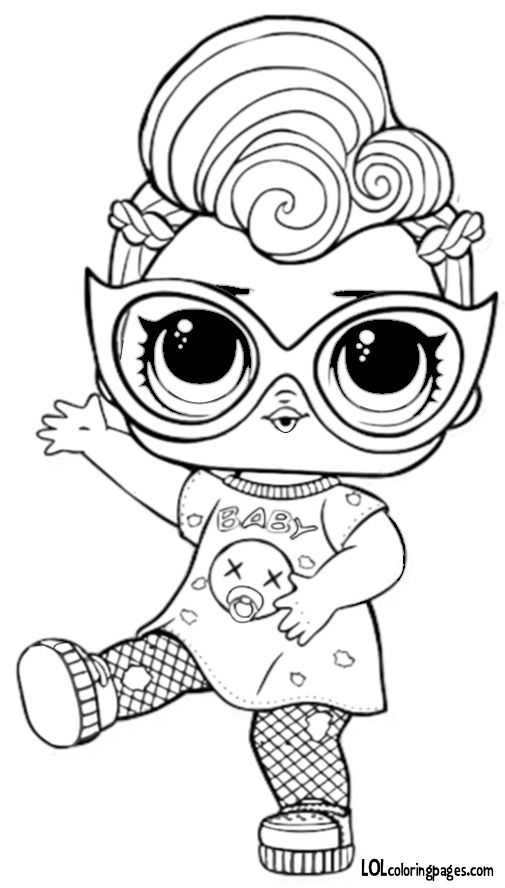 505x888 Grunge Grrrl Series 3 L.o.l Surprise Doll Coloring Page New Baby