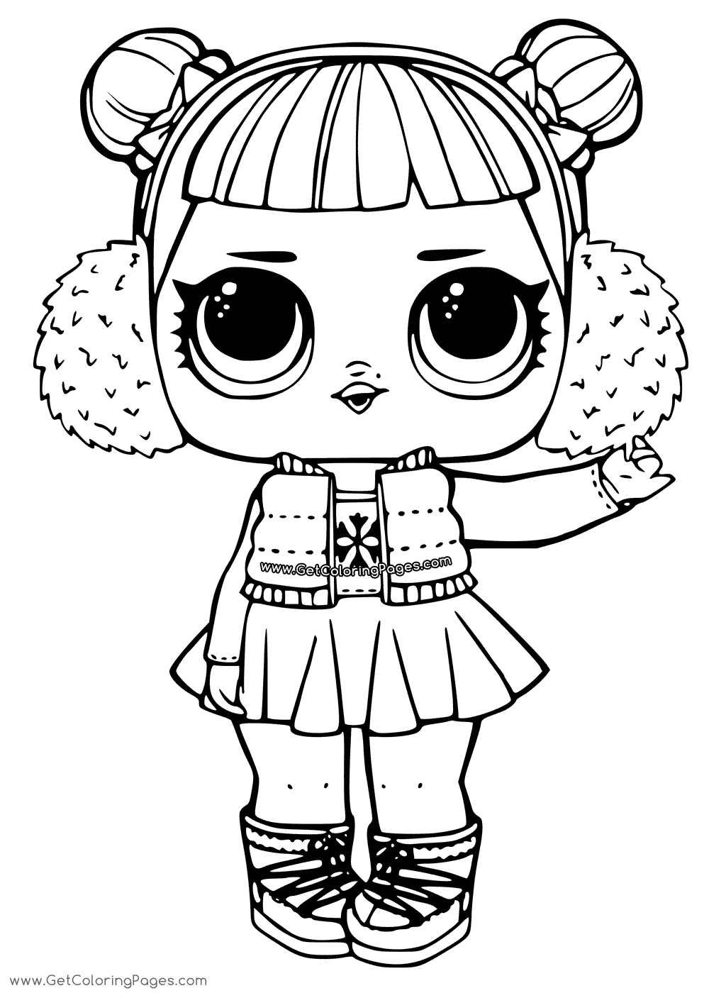 1024x1400 Lol Surprise Coloring Pages Snow Angel