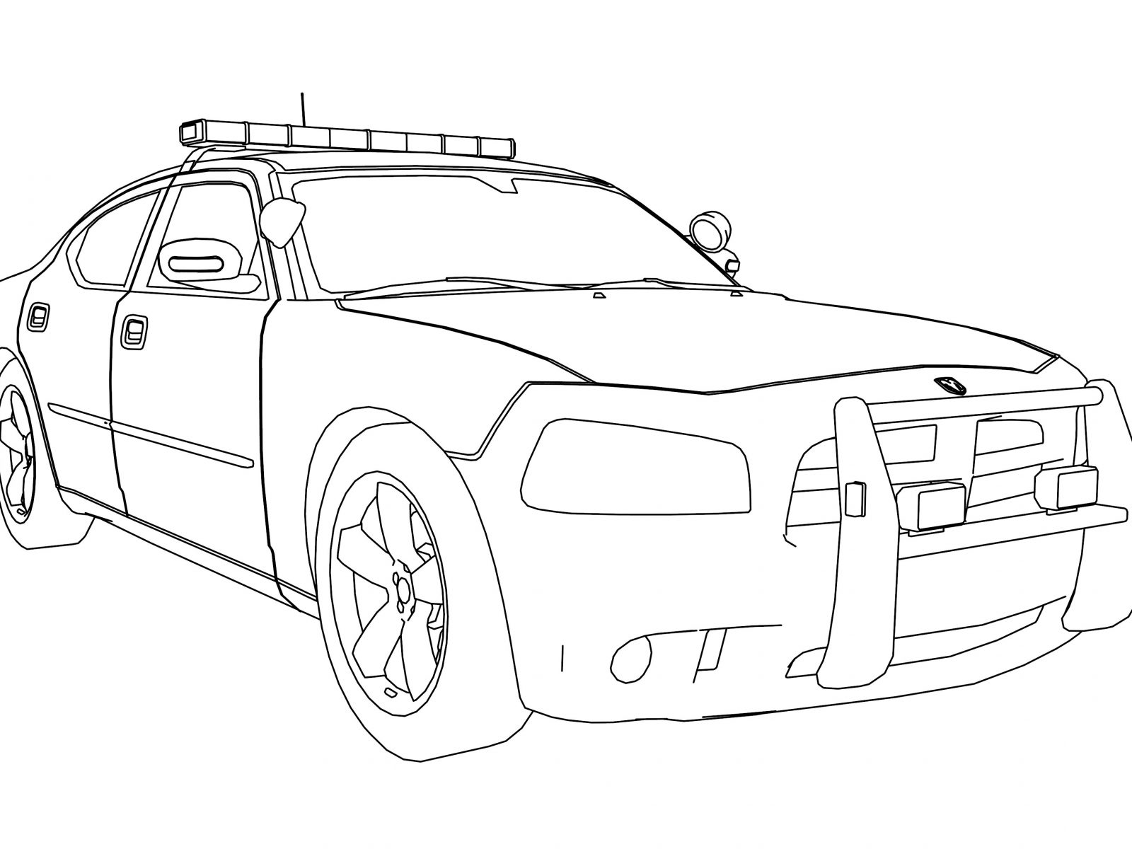 1600x1200 Full Cop Car Coloring Pages Police With Suv Cars Colors