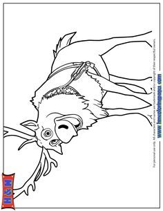 236x305 Sven From Frozen Coloring Page Giancarlo Free