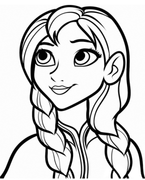 290x361 Frozen Sven Reindeer. Frozen Anna. Frozen Coloring Page. Frozen.
