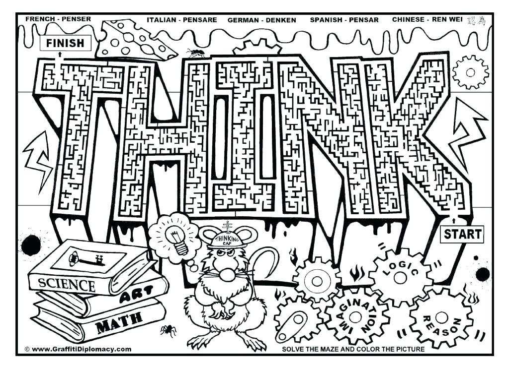 1024x740 Graffiti Coloring Pages Printable Graffiti Coloring Pages Graffiti