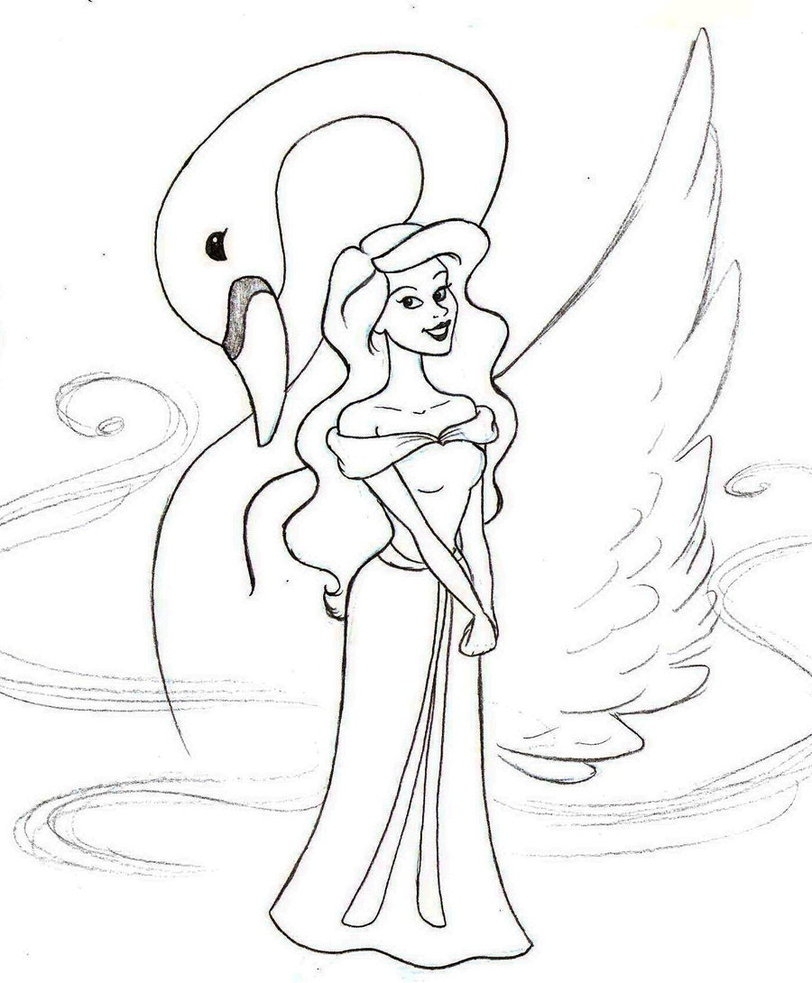 Swan Coloring Pages