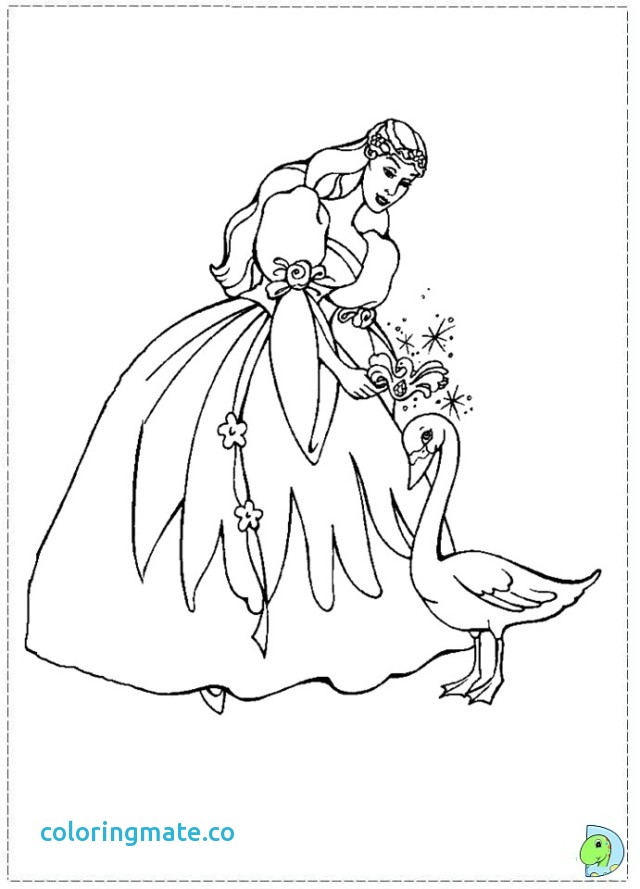 640x889 Lake Coloring Page New Barbie Swan Lake Coloring Pages Az Coloring