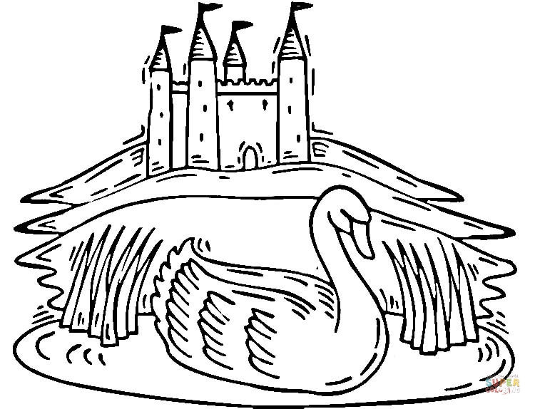 750x574 Barbie Swan Lake Coloring Pages