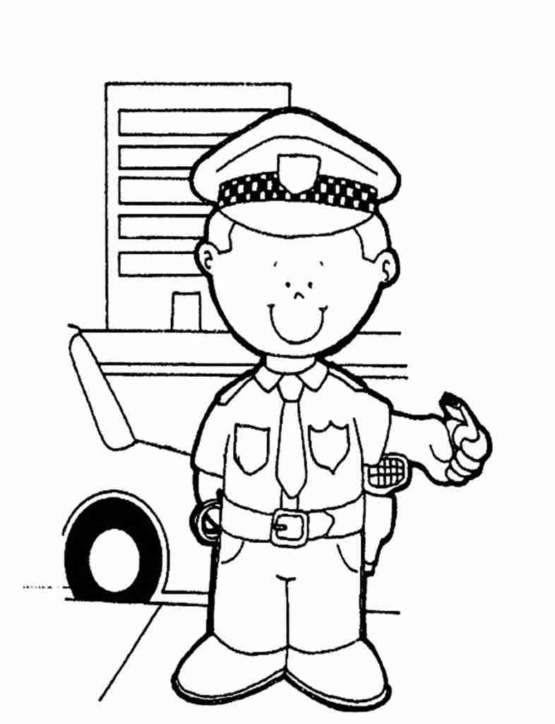 786x1024 Swat Police Coloring Page Free Printable Pages In Policeman