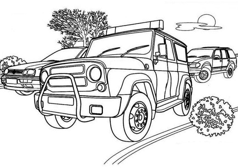 800x565 Tactical Team Police Car Coloring Page Tactical Team Police Car