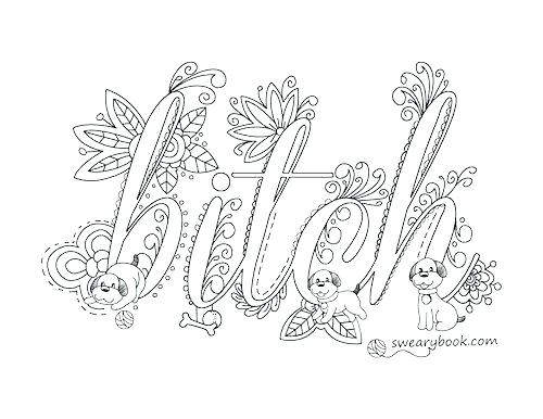 500x386 Words Coloring Pages Coloring Pages With Words Swear Word Coloring