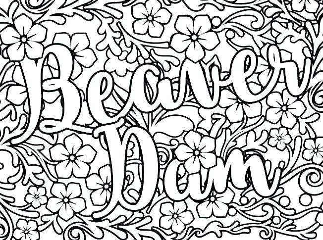 652x485 Colouring Pages Of Rhyming Words Word Coloring Pages Swear Word