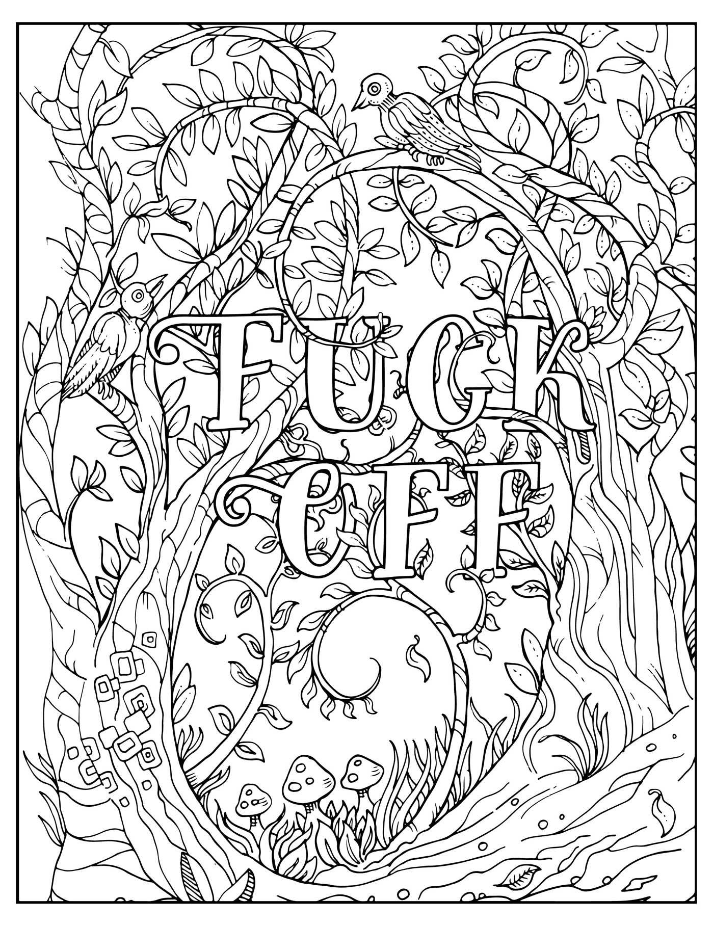 1399x1817 Excellent Swearing Coloring Pages Printable Sw
