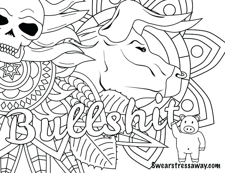 736x568 Free Printable Curse Word Coloring Pages Printable Swear Words