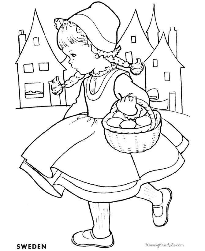 670x820 Swedish Coloring Pages Drawings For Children To Color 868 Best