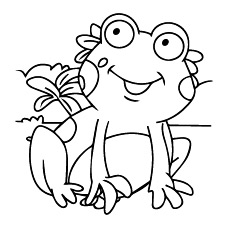 230x230 Frog Coloring Pages