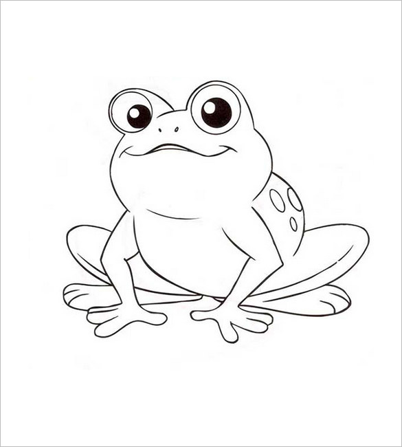 585x650 Frog Template
