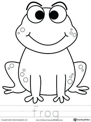 300x400 Coloring Pages Frog Frog Coloring Frog Coloring Page And Word